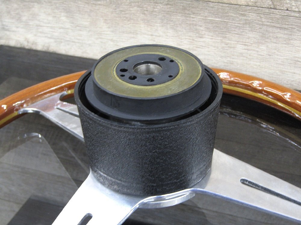 NARDI ナルディ ウッドステアリング ハンドル カー用品 直径約37cm/グリップ幅約2.4cm前後 - 安心保証・業界最安値の販売 福助