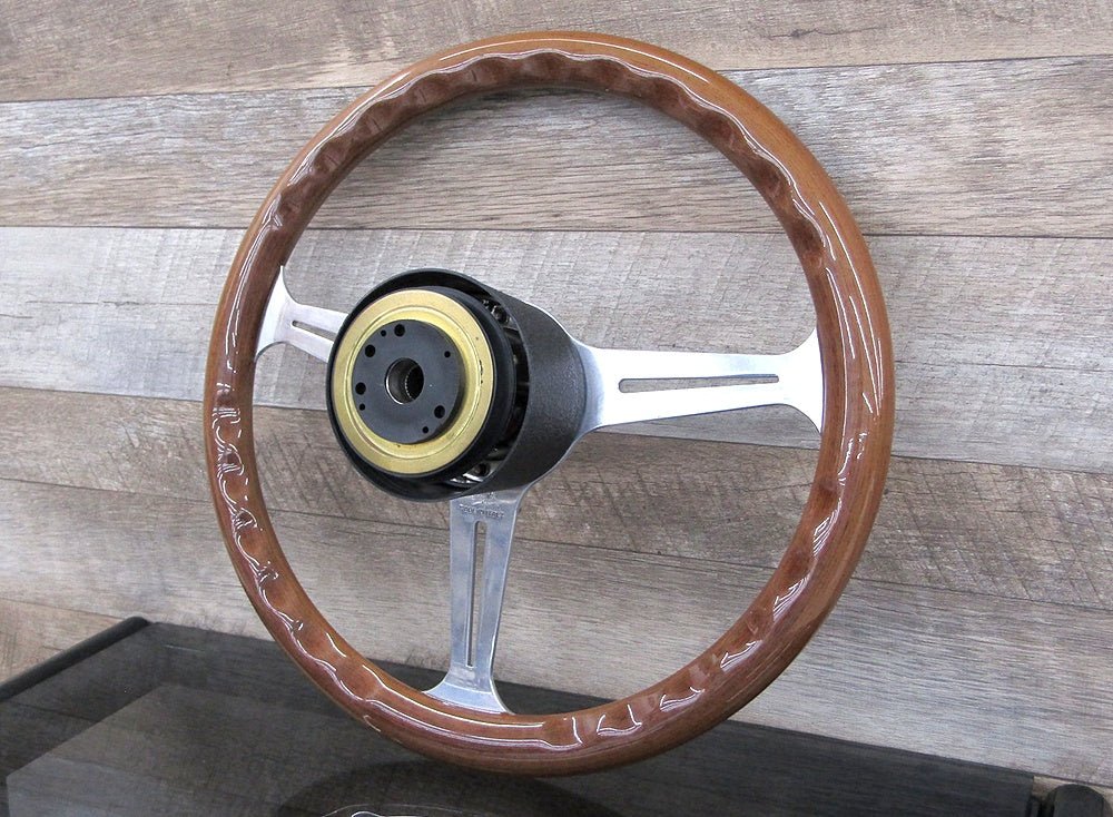 NARDI ナルディ TORINO ウッドステアリング ハンドル 直径約35cm カー用品 - 安心保証・業界最安値の販売 福助