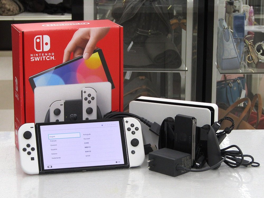 任天堂 Nintendo Switch 本体 有機ELモデル HEG - S - KAAAA [ホワイト] - 安心保証・業界最安値の販売 福助