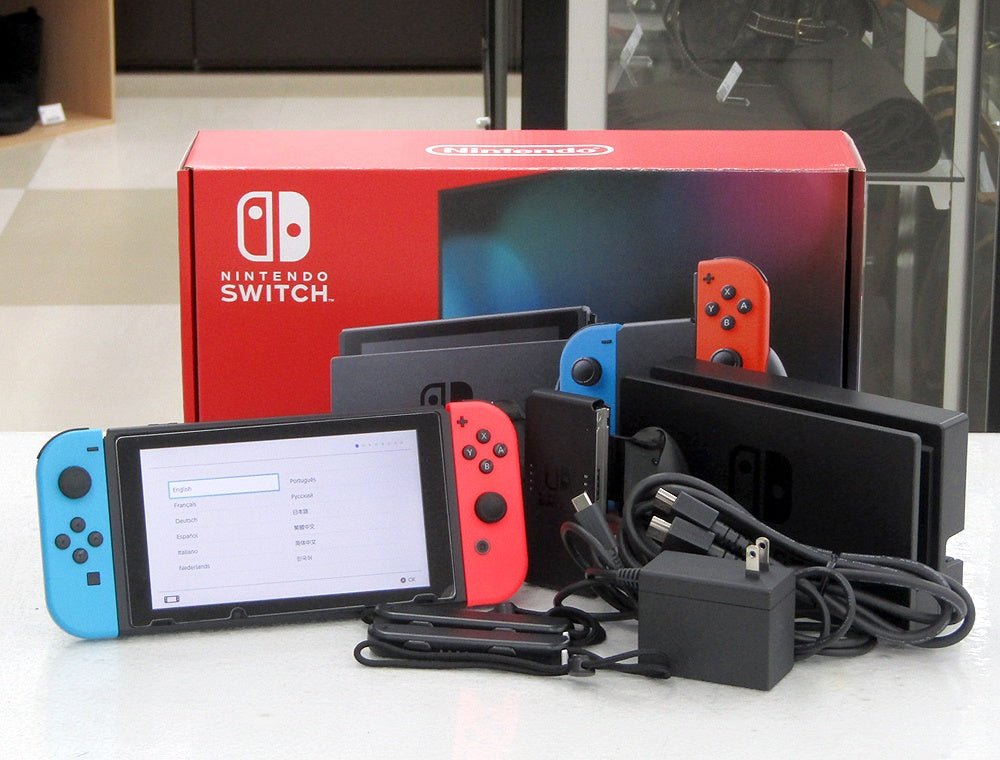 Nintendo Switch (ニンテンドースイッチ) Joy - Con(L) ネオンブルー/(R) ネオンレッド HAD - S - KABAA 任天堂 - 安心保証・業界最安値の販売 福助