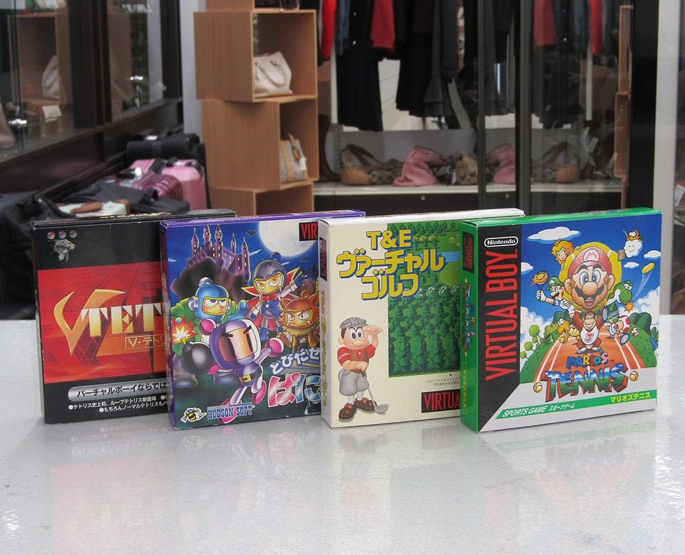 未使用保管品 Nintendo 任天堂 VUE - S - RA(JPN) バーチャルボーイ本体 ソフト7本付属 - 安心保証・業界最安値の販売 福助