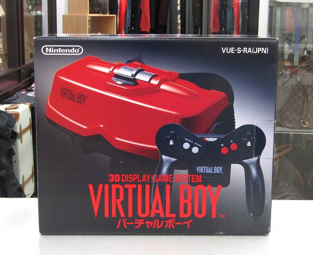 未使用保管品 Nintendo 任天堂 VUE - S - RA(JPN) バーチャルボーイ本体 ソフト7本付属 - 安心保証・業界最安値の販売 福助