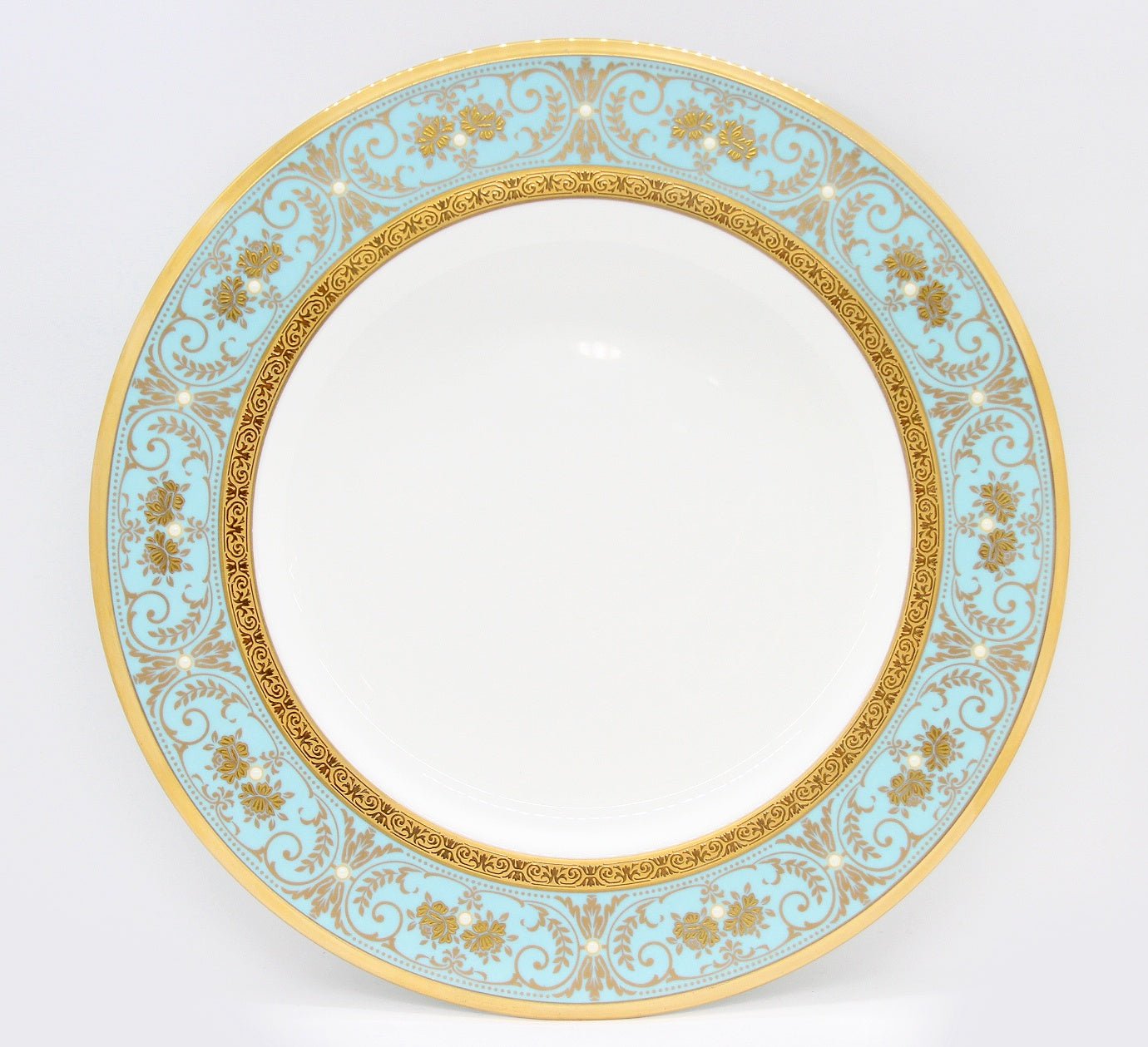 Noritake(ノリタケ) GEORGIAN TURQUOISE ジョージアンターコイズ 27.5cmプレート/皿 - 安心保証・業界最安値の販売 福助