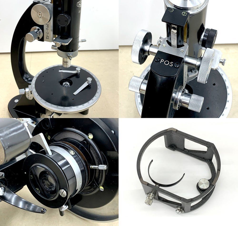 OLYMPUS オリンパス POS 実体顕微鏡 V型 VS - 5 収納ケース付き 偏光顕微鏡 付属品多数 - 安心保証・業界最安値の販売 福助