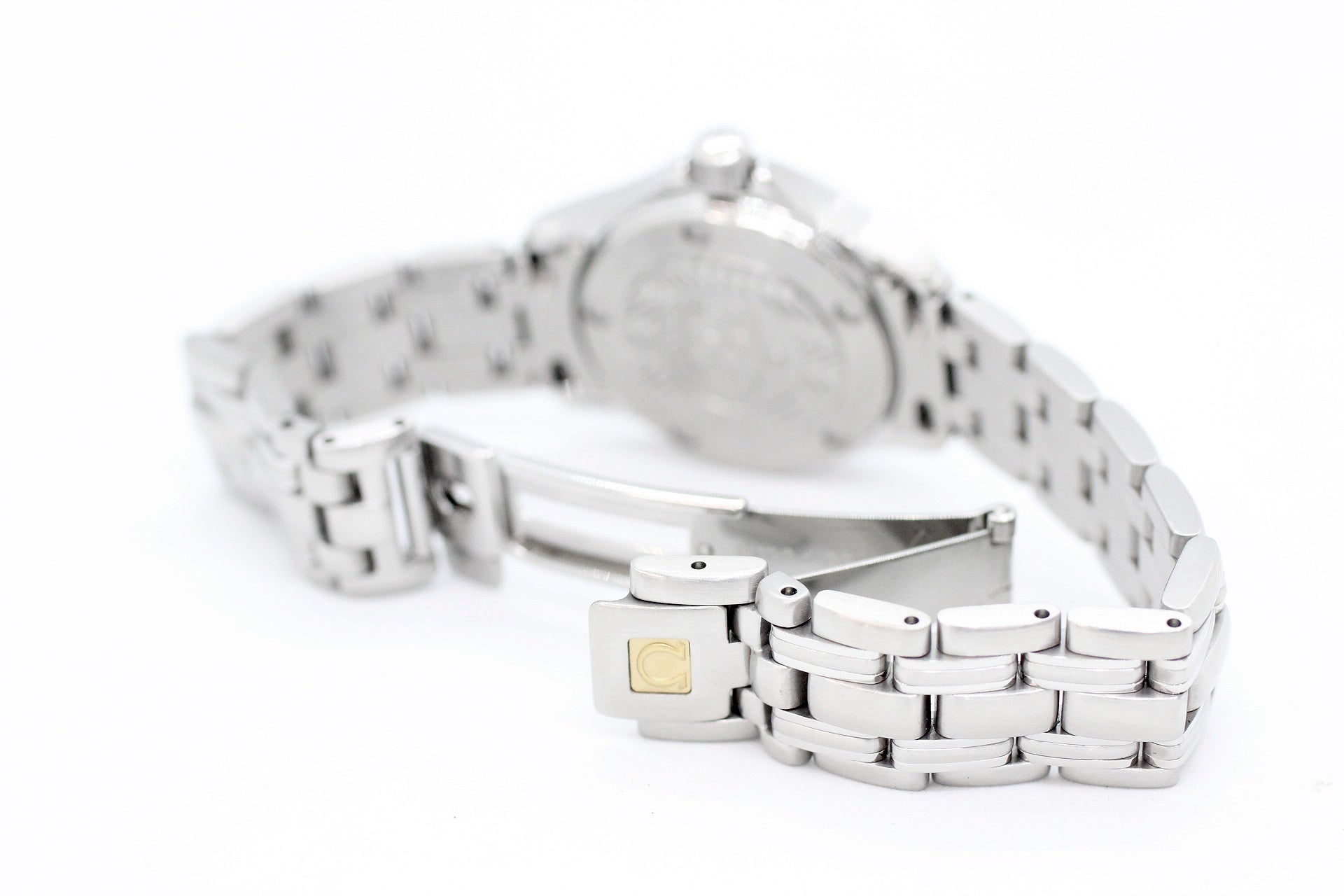 OMEGA(オメガ) シーマスター120 デイト Ref.596.1502 レディース クォーツ シルバーダイヤル - 安心保証・業界最安値の販売 福助