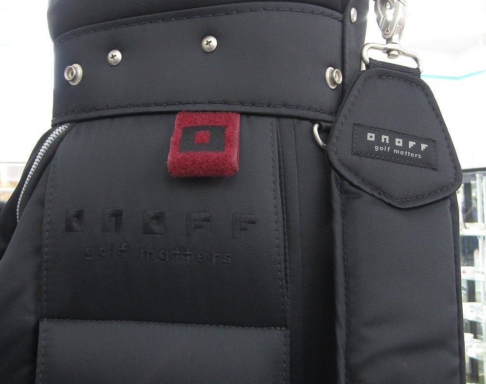 ONOFF オノフ キャディバッグ ゴルフバッグ ブラック 5分割 カート型 ナイロン - 安心保証・業界最安値の販売 福助