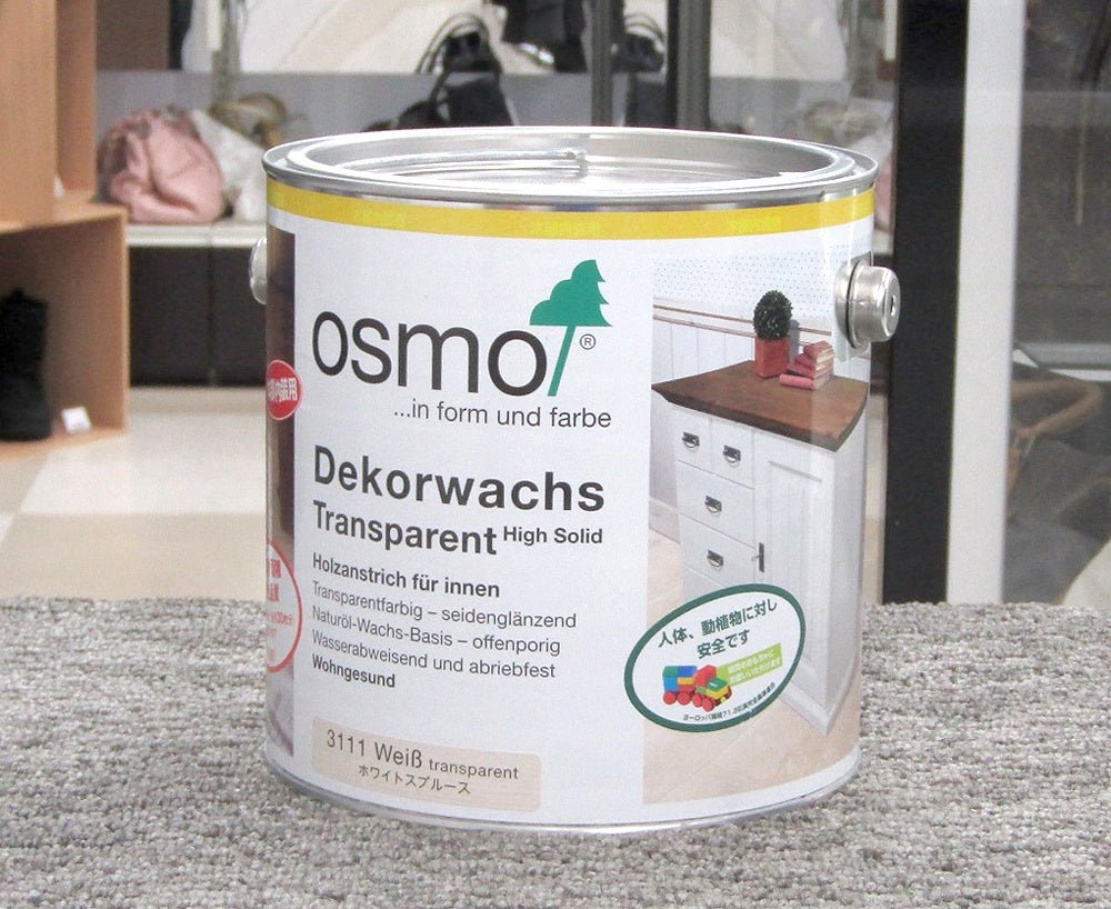 OSMO オスモカラー ウッドワックス 3111 ホワイトスプルース 2.5L 自然塗料 木部 屋内用 - 電動工具・楽器・ブランド・住設家電も総合リユース｜リサイクルショップ福助