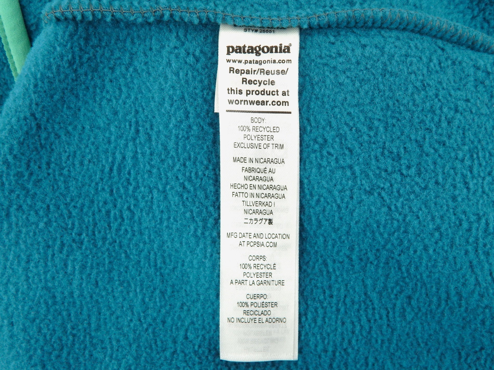 patagonia パタゴニア フリースジャケット マルチカラー STY25551FA22 サイズS - 安心保証・業界最安値の販売 福助