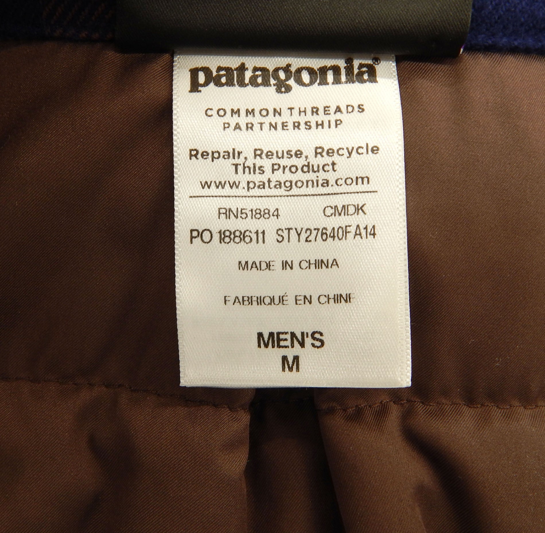patagonia パタゴニア インサレーテッド フィヨルド フランネル STY27640 Mサイズ - 安心保証・業界最安値の販売 福助