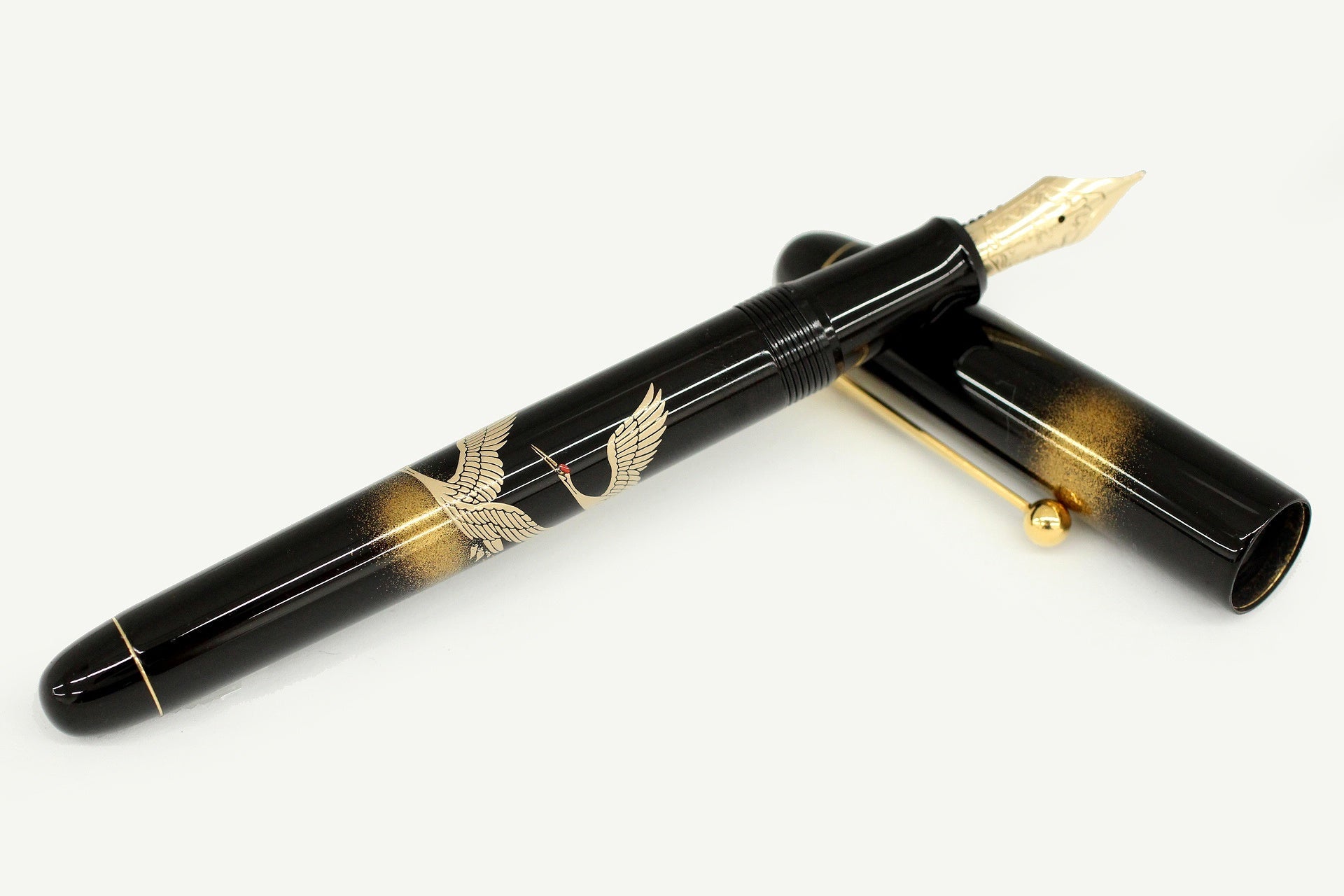 PILOT (パイロット) 万年筆 双鶴 蒔絵 ペン先 K14 10号 M - 安心保証・業界最安値の販売 福助