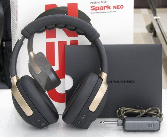 Positive Grid Spark NEO ヘッドホン型ギターアンプ/ワイヤレスヘッドホン Bluetooth接続 ポジティブグリッド スパーク ネオ - 電動工具・楽器・ブランド・住設家電も総合リユース｜リサイクルショップ福助