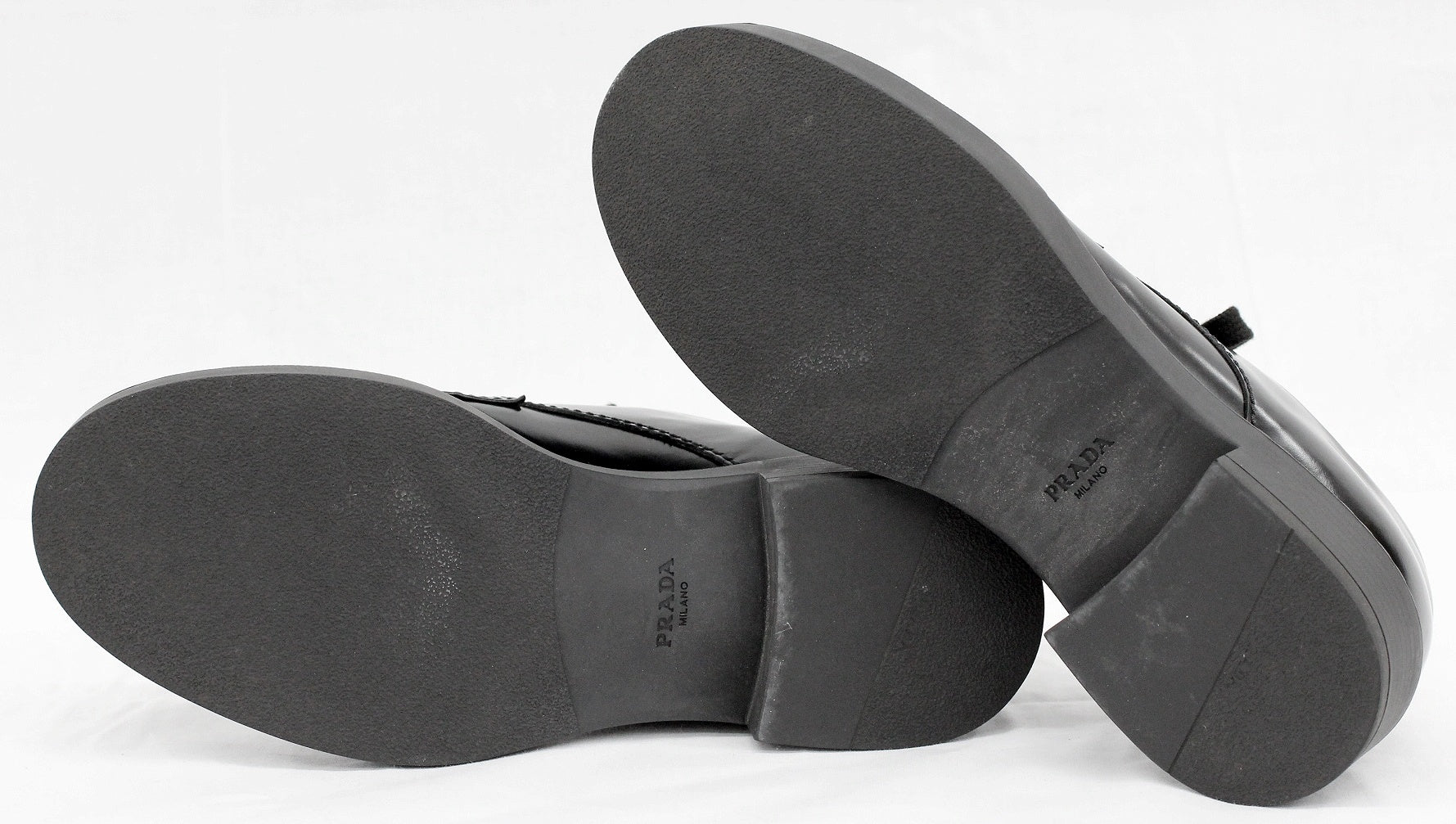 PRADA(プラダ) ブラッシュドレザーダービーシューズ 6(25~25.5cm相当) 2EE345 革靴 - 安心保証・業界最安値の販売 福助