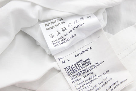 PRADA(プラダ) 白Tシャツ Lサイズ メンズ ホワイト 無地 コットン100% - 安心保証・業界最安値の販売 福助
