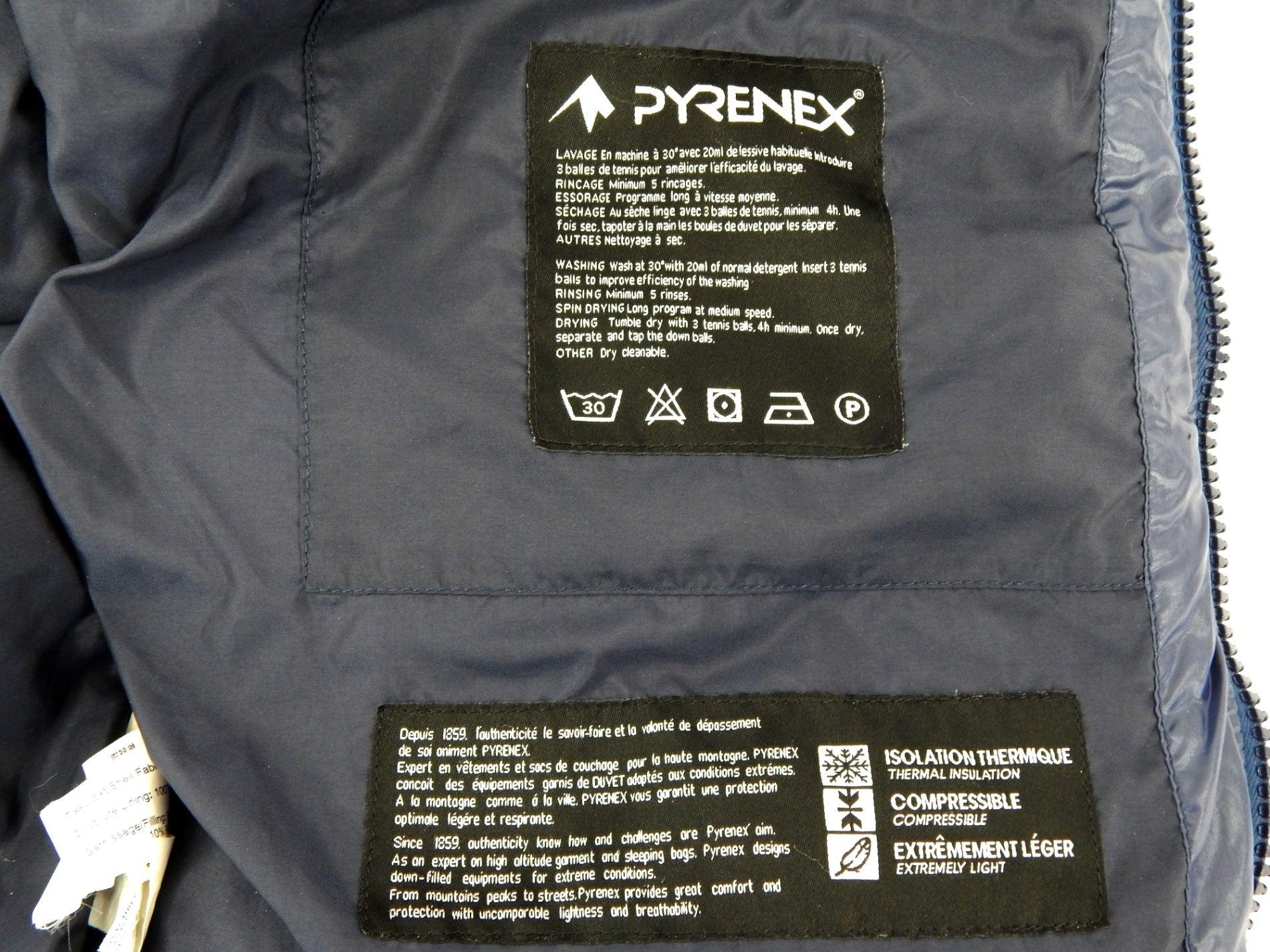 PYRENEX ピレネックス ダウンジャケット ネイビー メンズサイズS - 安心保証・業界最安値の販売 福助
