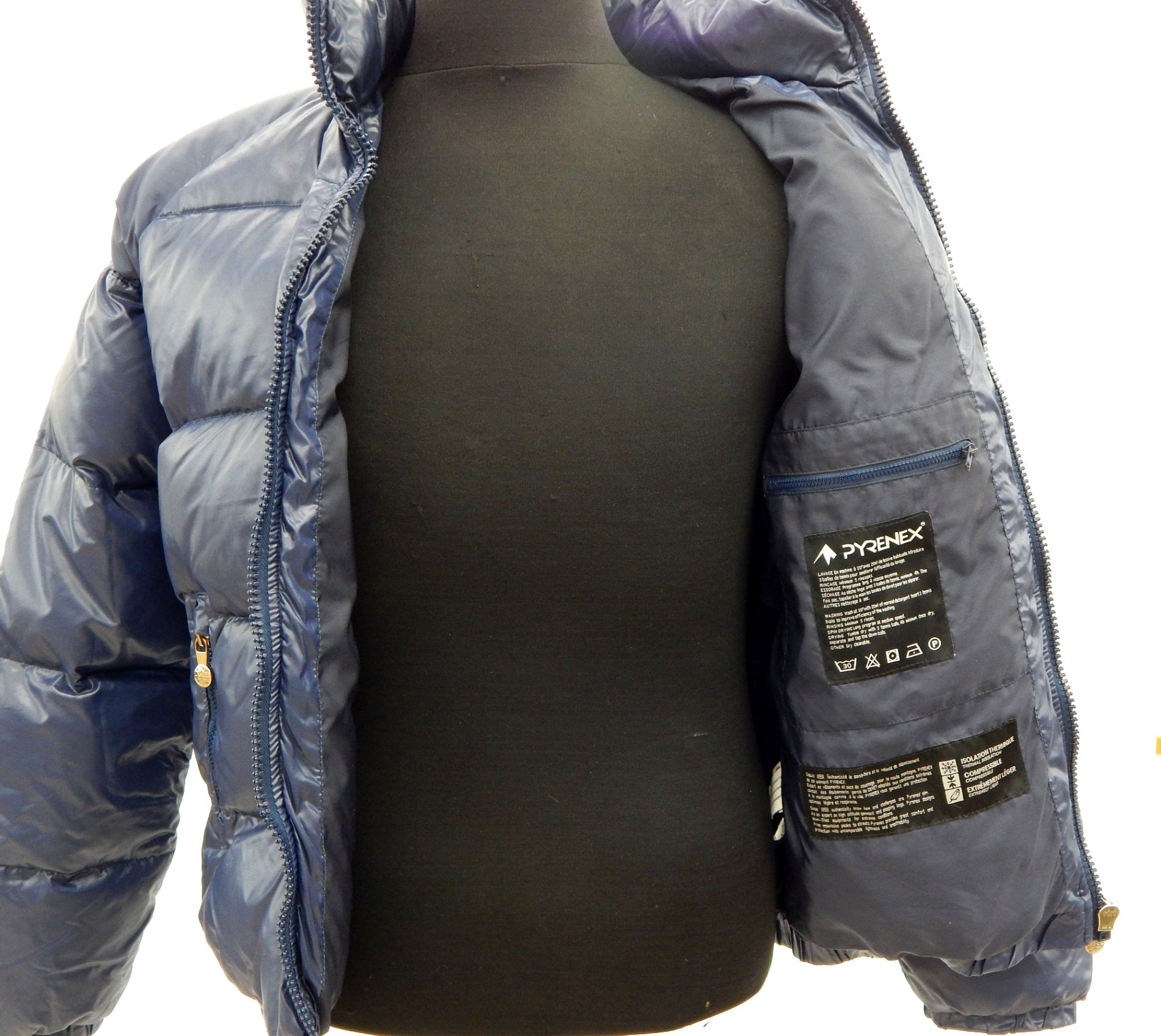 PYRENEX ピレネックス ダウンジャケット ネイビー メンズサイズS - 安心保証・業界最安値の販売 福助