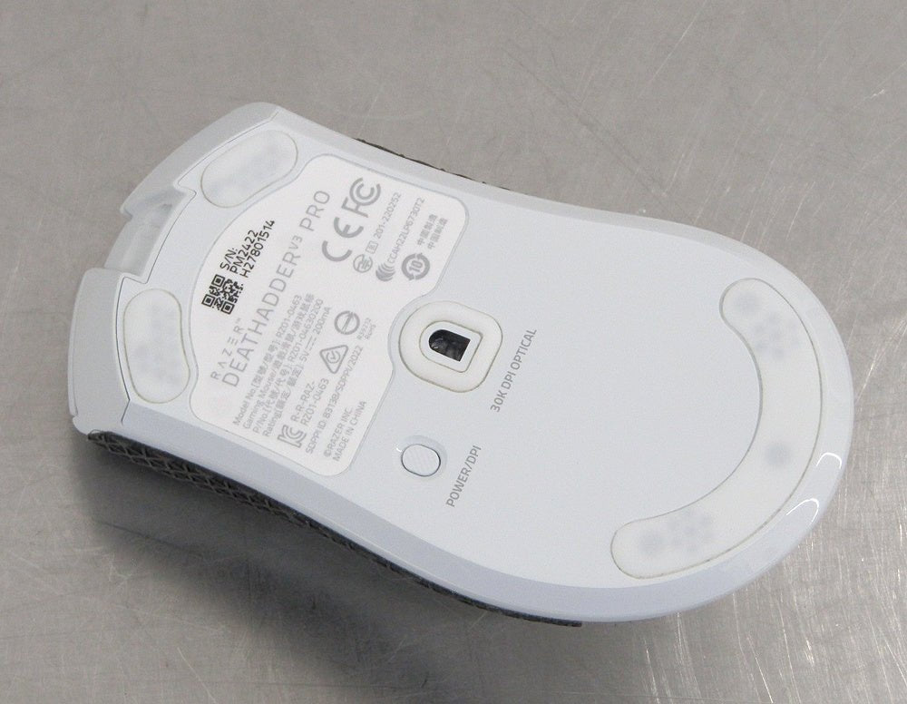 Razer レイザー DeathAdder V3 Pro White Edition ゲーミングマウス ワイヤレスマウス RZ01 - 04630200 - R3A1 - 安心保証・業界最安値の販売 福助