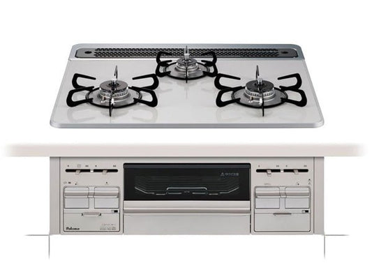 パロマ repla[リプラ] 60cm ビルトインガスコンロ PD - 509WS - 60CV 12A13A 都市ガス用 - 電動工具・楽器・ブランド・住設家電も総合リユース｜リサイクルショップ福助