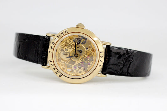 REVUE THOMMEN(レビュートーメン) レディース フルスケルトン 手巻きウォッチ 腕時計 4241 - 安心保証・業界最安値の販売 福助