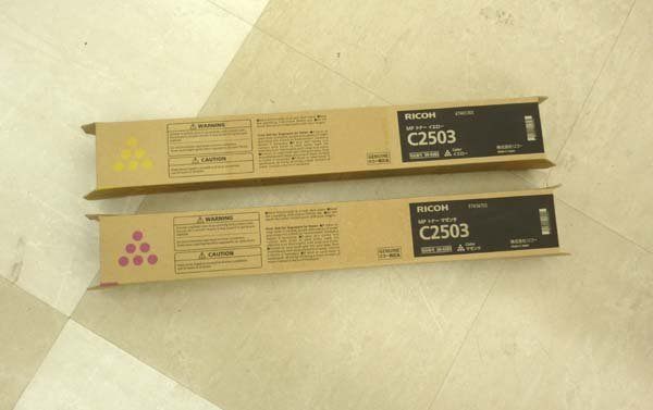 RICOH/リコー 純正MPトナー マゼンタ/イエロー C2503 60 - 0283/60 - 0282 2色セット imagio MP C2503他対応 - 安心保証・業界最安値の販売 福助
