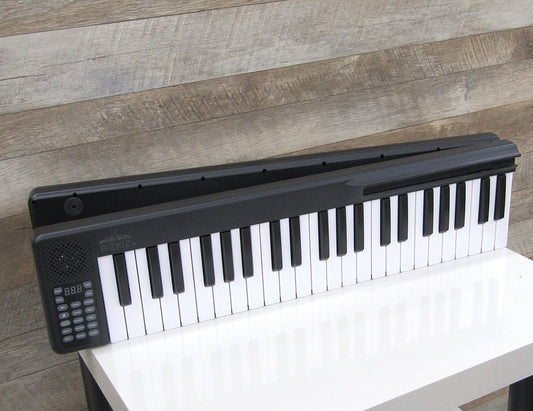 RiZKiZ USB充電式 二つ折り電子キーボード 88鍵 コードレス 折りたたみ式 サスティンペダル他付属品有 - 安心保証・業界最安値の販売 福助