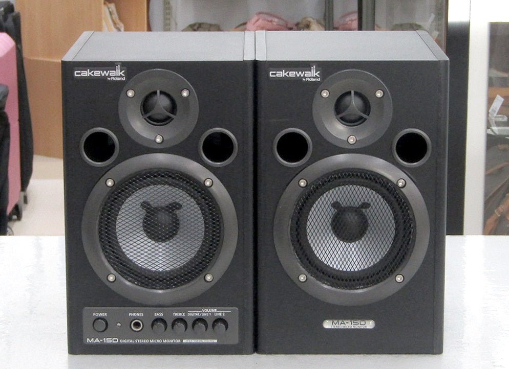 Roland ローランド MA - 15D(MA - 15DBKCW) モニタースピーカー ペア Digital Stereo Micro Monitor - 安心保証・業界最安値の販売 福助