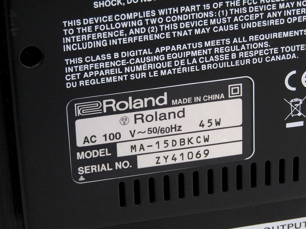 Roland ローランド MA - 15D(MA - 15DBKCW) モニタースピーカー ペア Digital Stereo Micro Monitor - 安心保証・業界最安値の販売 福助