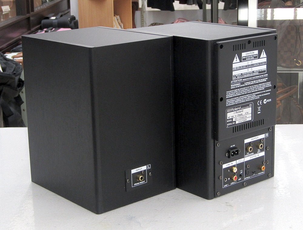 Roland ローランド MA - 15D(MA - 15DBKCW) モニタースピーカー ペア Digital Stereo Micro Monitor - 安心保証・業界最安値の販売 福助