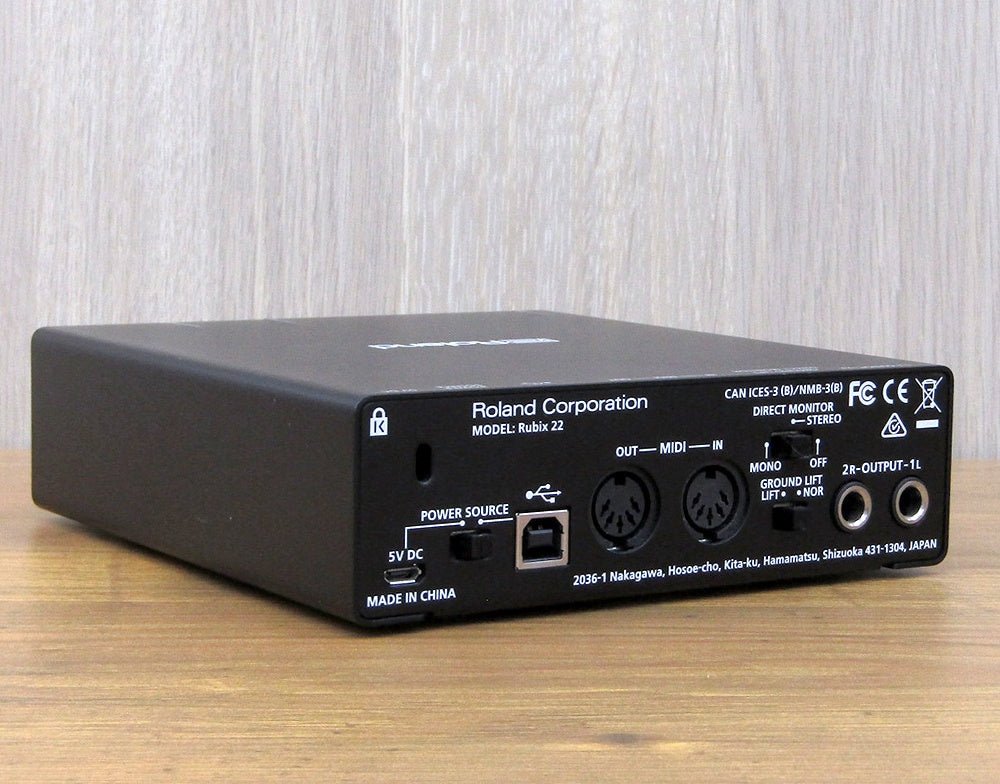 Roland ローランド USBオーディオインターフェイス RUBIX-22 - 電動工具・楽器・ブランド・住設家電も総合リユース｜リサイクルショップ福助