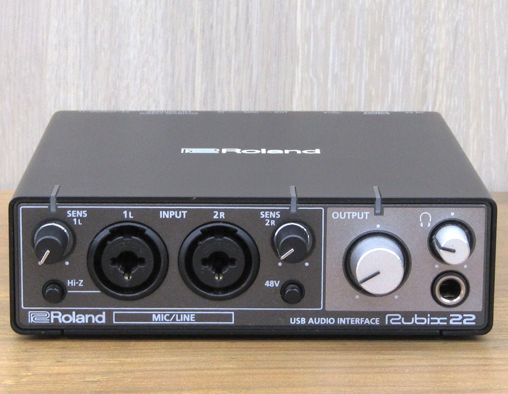 Roland ローランド USBオーディオインターフェイス RUBIX-22 - 電動工具・楽器・ブランド・住設家電も総合リユース｜リサイクルショップ福助