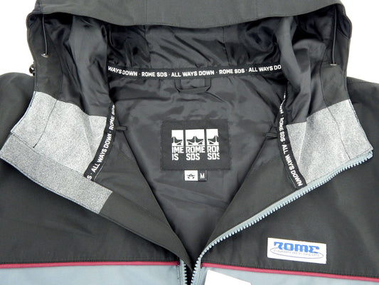 ROME SDS(ローム) ストーン・ジャケット スノーボードウェア ジャケット ユニセックス SlateGlay Mサイズ - 安心保証・業界最安値の販売 福助