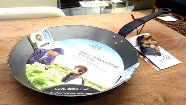 ROSLE/レズレー アイアンフライパン キャストハンドル 28cm ドイツ製 鉄製品 おしゃれ アウトドア - 安心保証・業界最安値の販売 福助