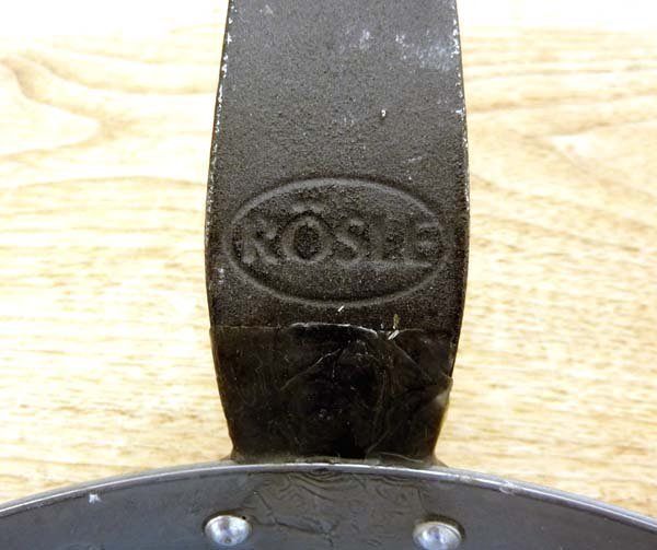 ROSLE/レズレー アイアンフライパン キャストハンドル 28cm ドイツ製 鉄製品 おしゃれ アウトドア - 安心保証・業界最安値の販売 福助