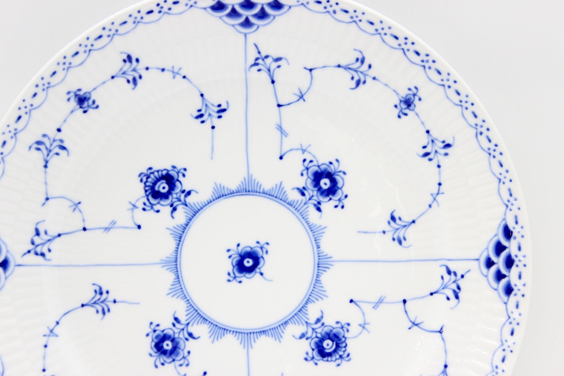 ROYAL COPENHAGEN(ロイヤルコペンハーゲン) ブルーフルーテッド プレイン プレート 25cm - 安心保証・業界最安値の販売 福助