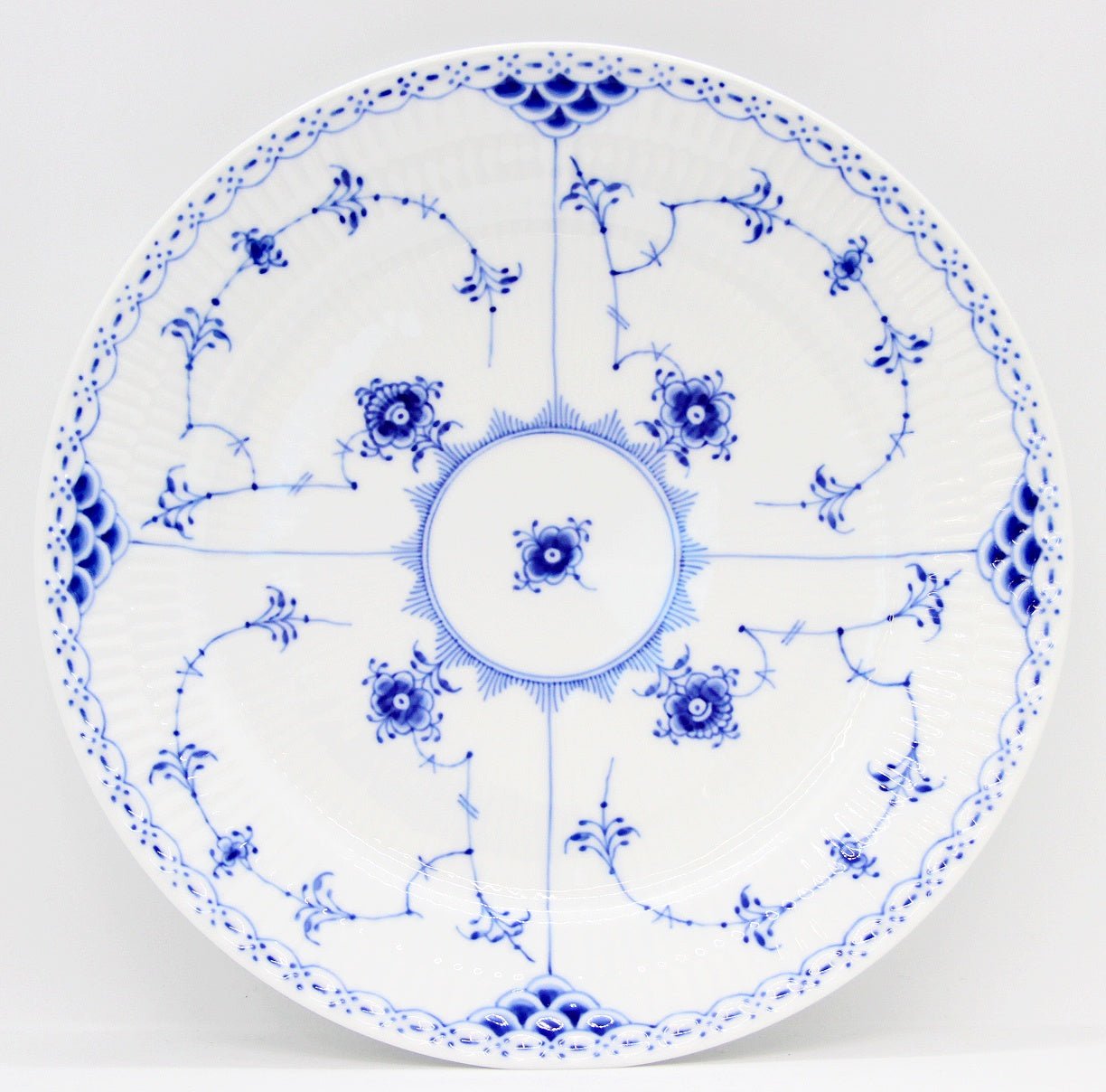 ROYAL COPENHAGEN(ロイヤルコペンハーゲン) ブルーフルーテッド プレイン プレート 25cm - 安心保証・業界最安値の販売 福助