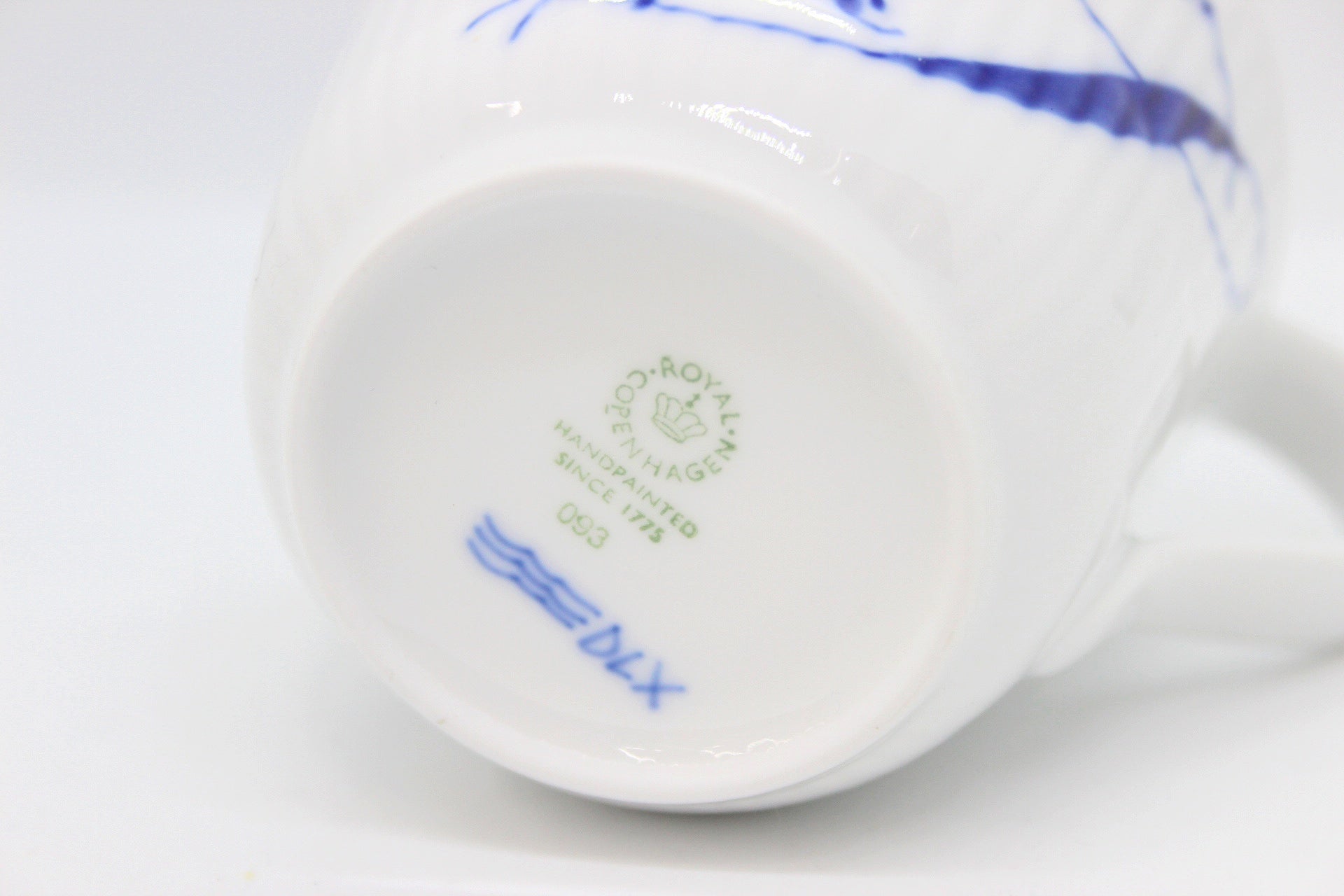 ROYAL COPENHAGEN(ロイヤルコペンハーゲン) ブルーフルーテッド アルファベット S マグカップ - 安心保証・業界最安値の販売 福助