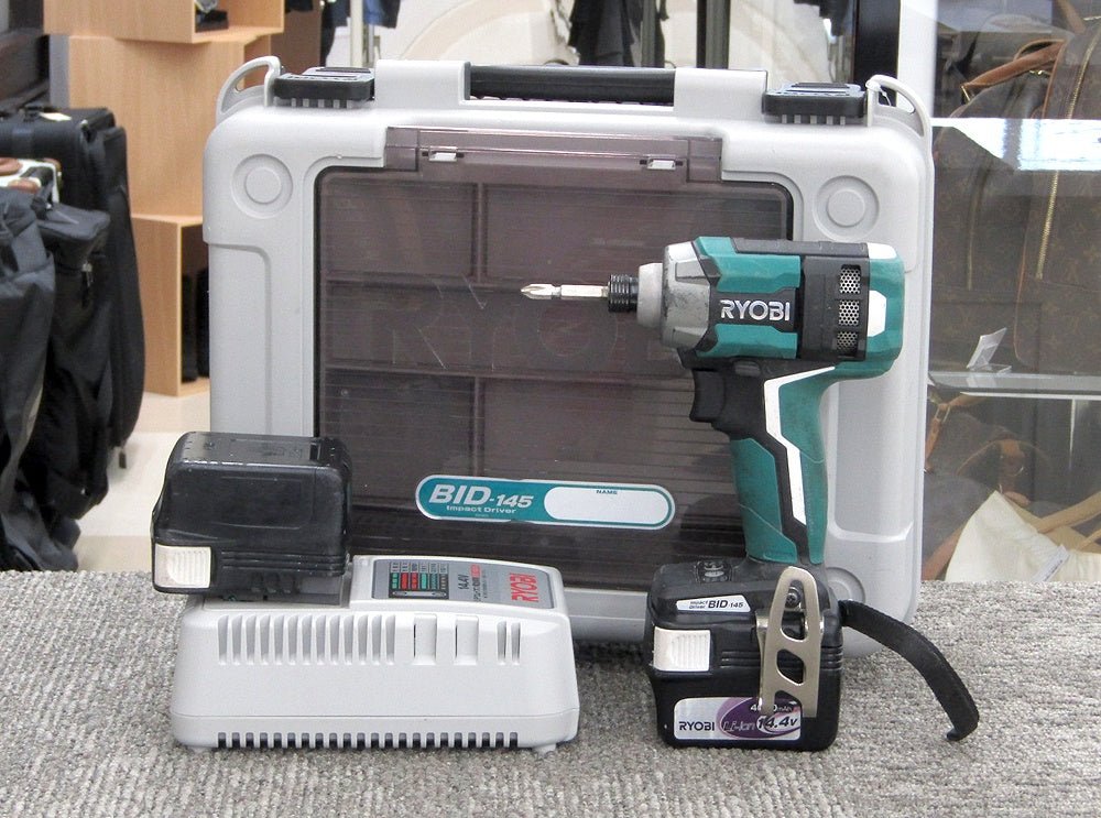 RYOBI リョービ 充電式インパクトドライバ 14.4V BID - 145 657600A - 電動工具・楽器・ブランド・住設家電も総合リユース｜リサイクルショップ福助