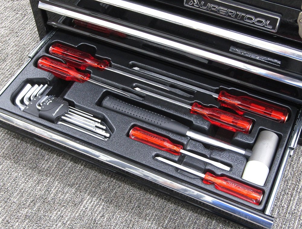 スーパーツール プロ用デラックス工具セット チェストタイプ S7000DX ハンドツール - 電動工具・楽器・ブランド・住設家電も総合リユース｜リサイクルショップ福助