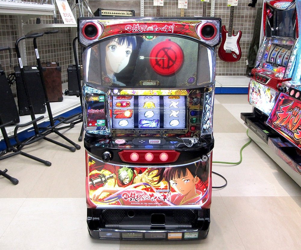 パチスロ実機 Sammy サミー 6.5号機 甲鉄城のカバネリ コイン不要機搭載 100V対応 Vol調節有 - 安心保証・業界最安値の販売 福助