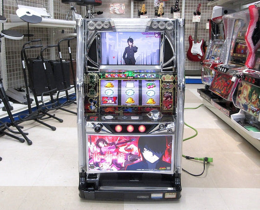 パチスロ実機 Sammy サミー パチスロ化物語ZX コイン不要機付き 家庭用電源対応 Vol調節有 5号機 - 安心保証・業界最安値の販売 福助