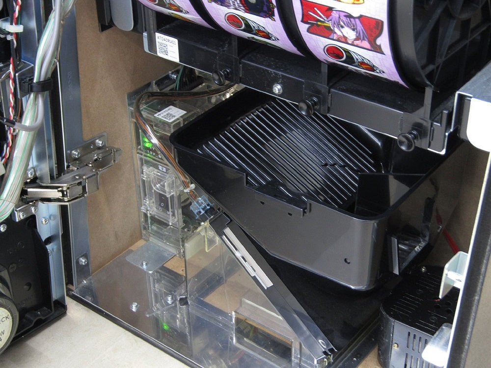 パチスロ実機 Sammy サミー パチスロ化物語ZX コイン不要機付き 家庭用電源対応 Vol調節有 5号機 - 安心保証・業界最安値の販売 福助