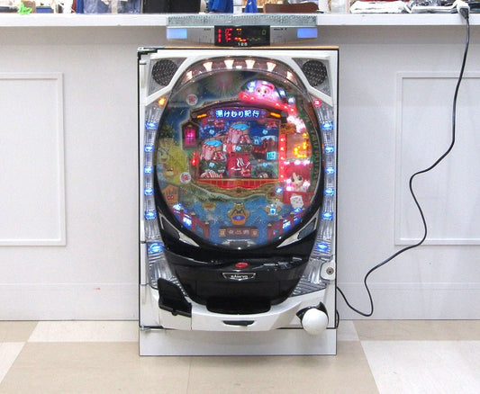 パチンコ実機 SANKYO 三共 CRフィーバー湯けむり紀行 SF - T 循環加工済み 鍵無し - 安心保証・業界最安値の販売 福助