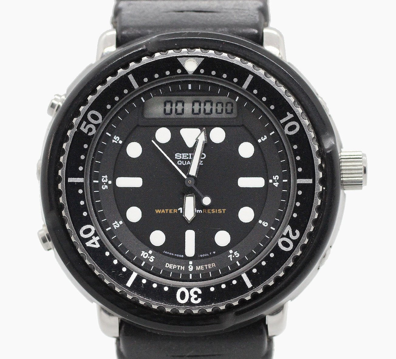 SEIKO(セイコー) ハイブリッドダイバー 150m H558 - 5000 動作品 デジアナ クォーツウォッチ - 安心保証・業界最安値の販売 福助