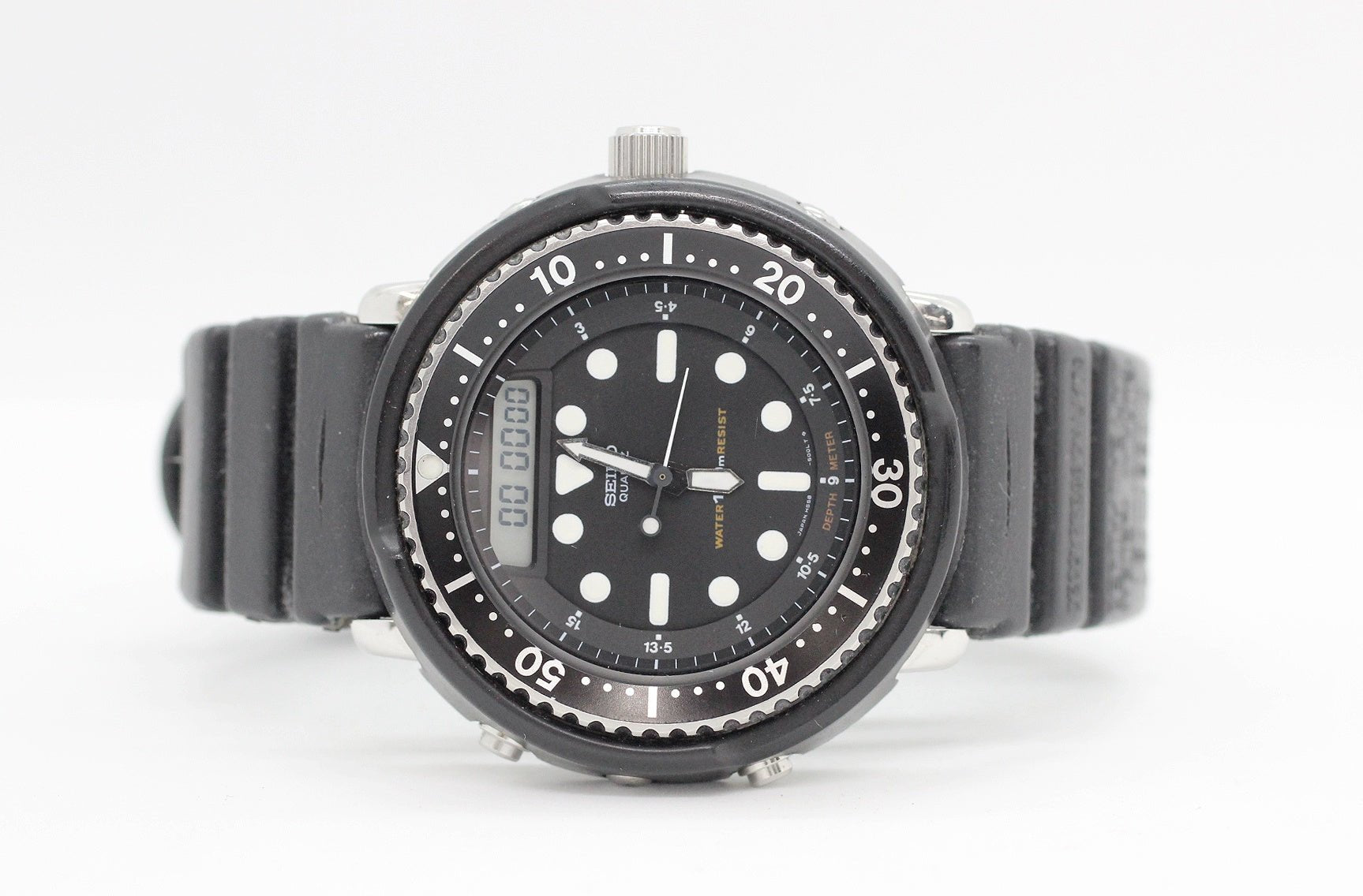 SEIKO(セイコー) ハイブリッドダイバー 150m H558 - 5000 動作品 デジアナ クォーツウォッチ - 安心保証・業界最安値の販売 福助