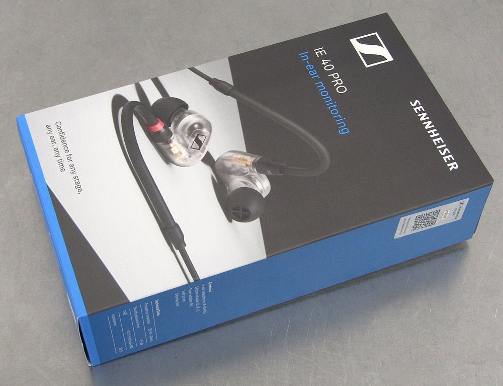 SENNHEISERゼンハイザー プロフェッショナルモニタリングイヤホン/イヤフォン カナル型 IE 40 PRO CLEAR - 安心保証・業界最安値の販売 福助