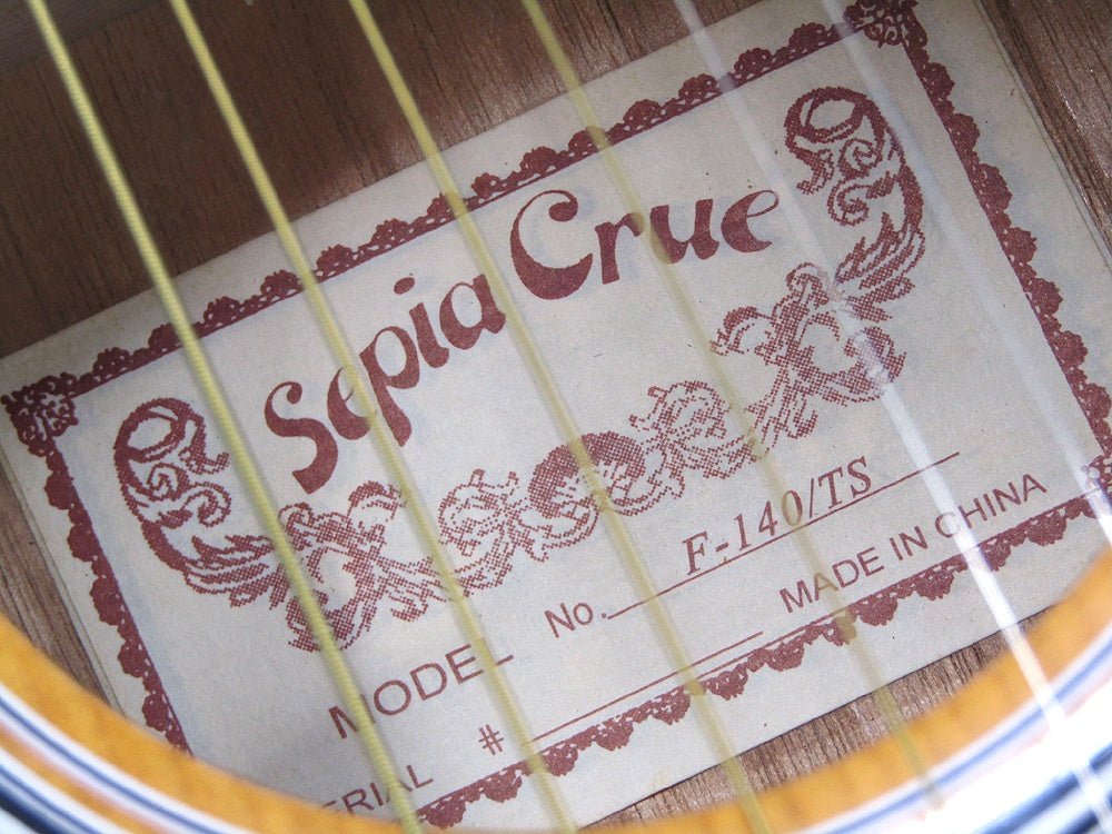 Sepia Crue F - 140/TS アコースティックギター セピアクルー ソフトケース/DVD/メンテンナス品付属 - 安心保証・業界最安値の販売 福助