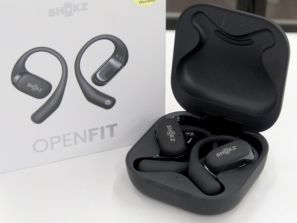 Shokz ショックス ワイヤレスイヤフォン イヤホン OpenFit SKZ - EP - 000020 ブラック bluetooth5.2 - 安心保証・業界最安値の販売 福助