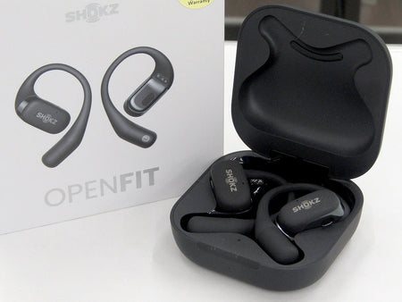 Shokz ショックス ワイヤレスイヤフォン イヤホン OpenFit SKZ - EP - 000020 ブラック bluetooth5.2 - 安心保証・業界最安値の販売 福助