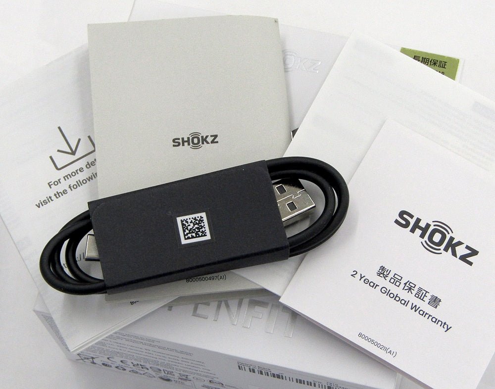 Shokz ショックス ワイヤレスイヤフォン イヤホン OpenFit SKZ - EP - 000020 ブラック bluetooth5.2 - 安心保証・業界最安値の販売 福助