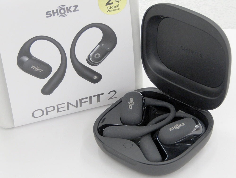 SHOKZ ショックス OpenFit2 ワイヤレスイヤフォン イヤホン オープンイヤー Bluetooth 5.4 SKZ - EP - 000045 - 安心保証・業界最安値の販売 福助