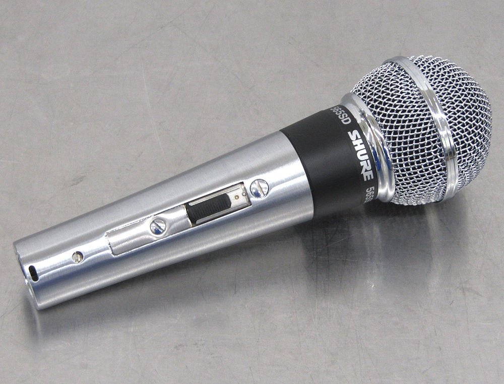 SHURE シュアー 565SD ダイナミックマイクロホン スイッチ有 - 安心保証・業界最安値の販売 福助